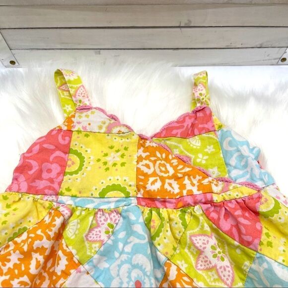 🌸 Janie and Jack Floral Patchwork Dress - Picture 3 of 8